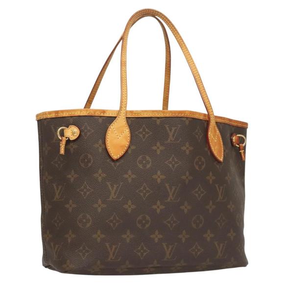 LOUIS VUITTON Monogram Never full PM Tote Bag M40155 LV Auth bs26027 - Picture 1 of 16
